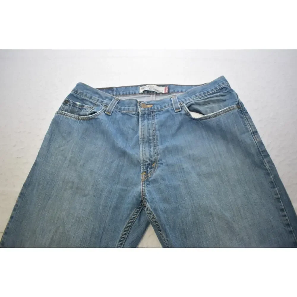 Levi's‎ 559 Relaxed Straight Fit Rugged Blue Denim Jeans Mens Size 36 x 32